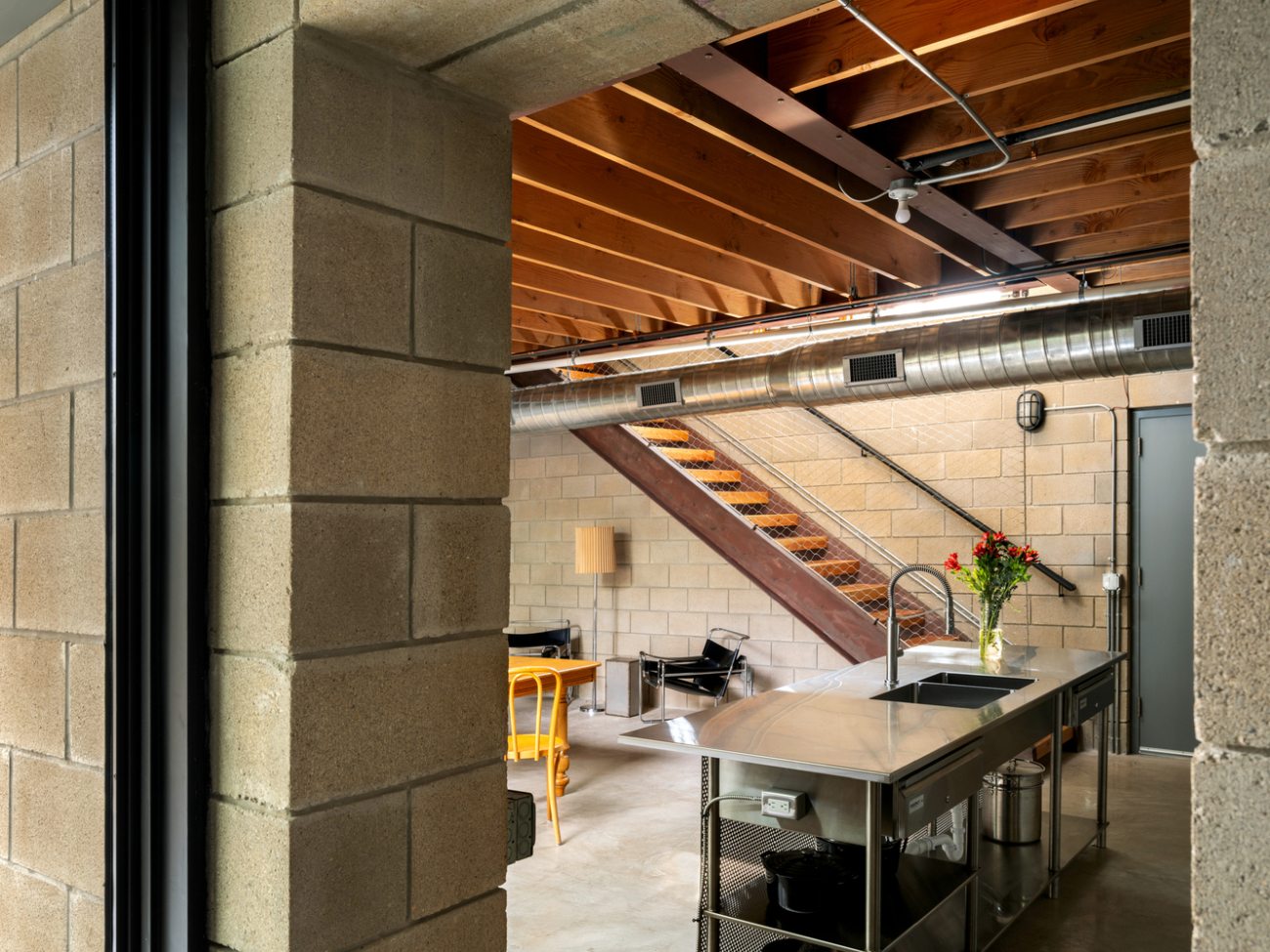 Henri II House Murray Legge Architecture Kitchen Island