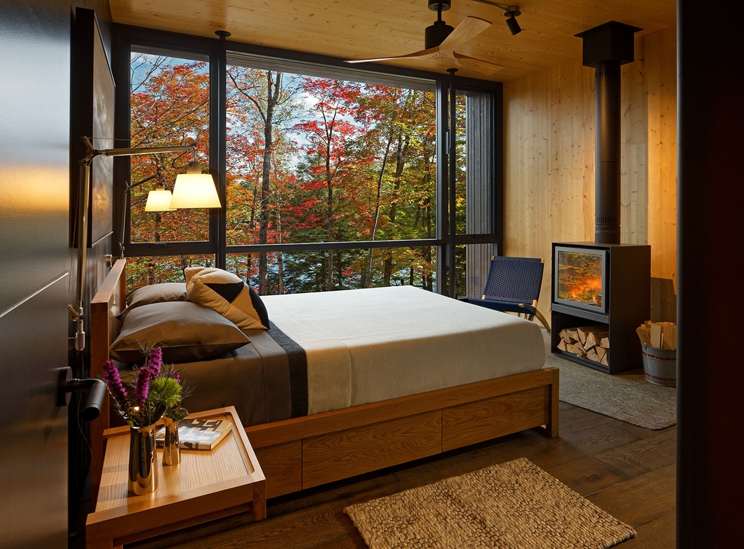 Kawagama Lake residence in Canada bedroom