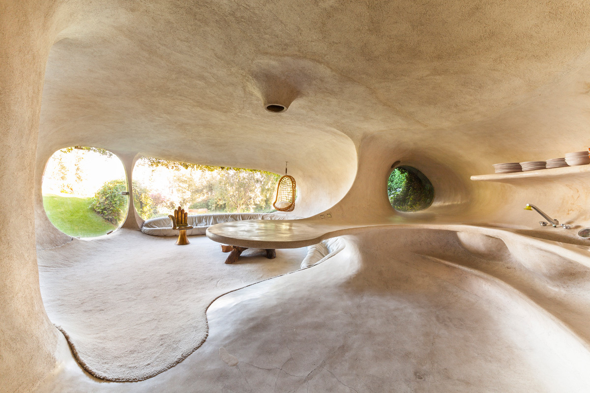 Organic House Underground Javier Senosiain Interior