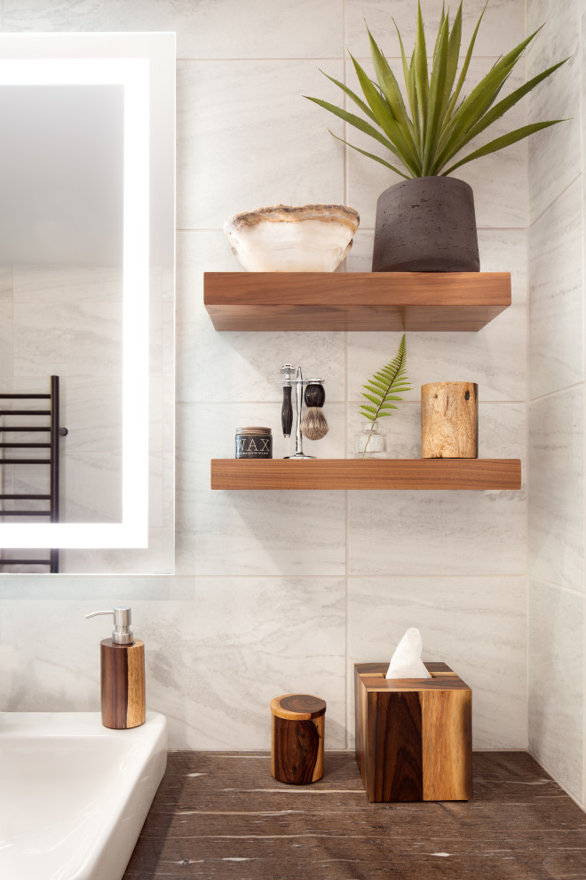 Use an Open Shelf to Display Spa-Like Products