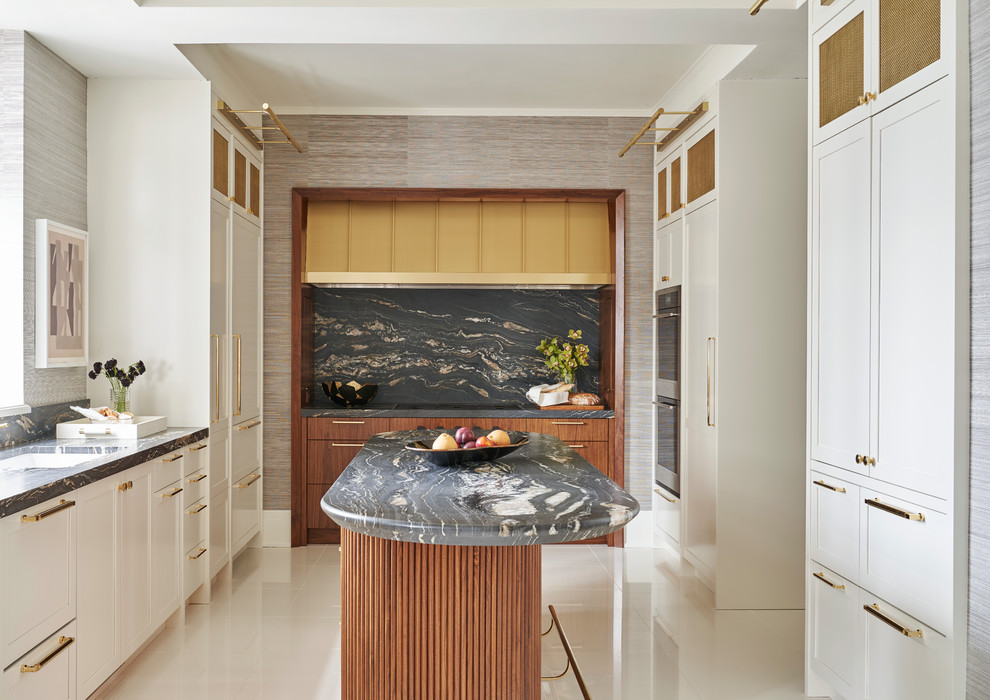 Kitchen Islands With Decorative Paneling