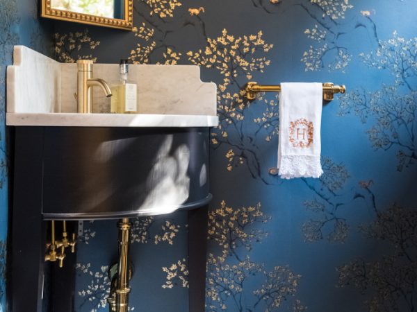 Powder Room That Stands Out From the Crowd