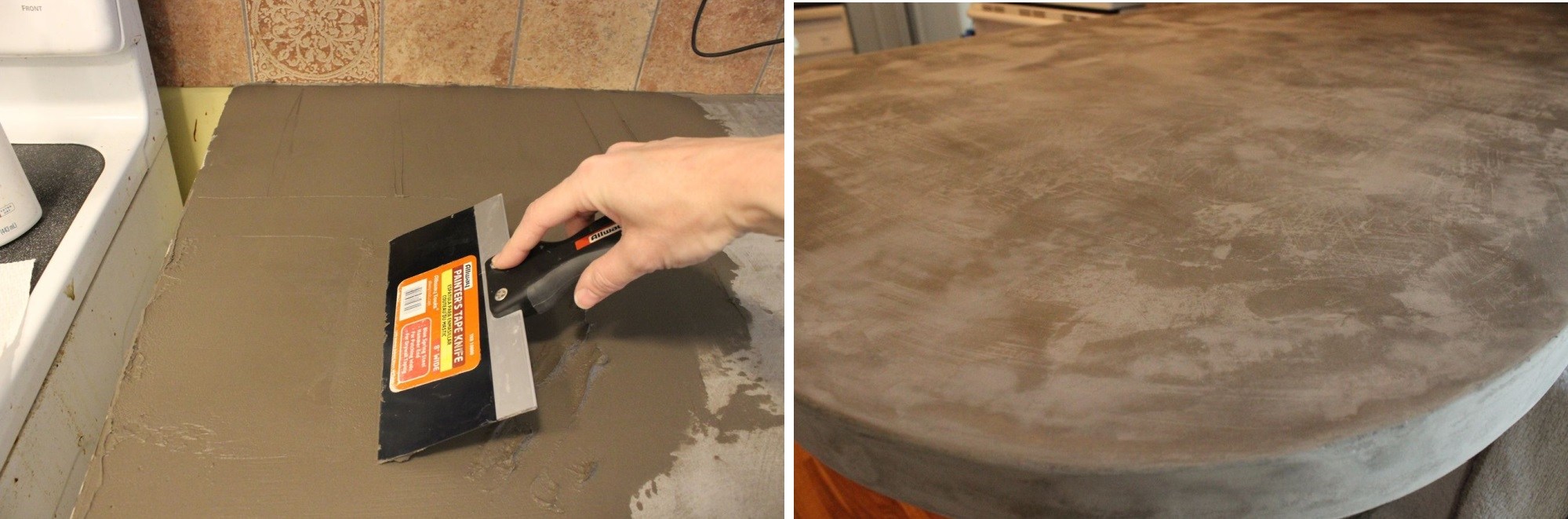 Diy concrete countertop