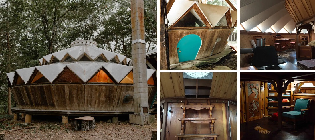 A Hobbit Like Forest Garden Yurt in Galena Missouri