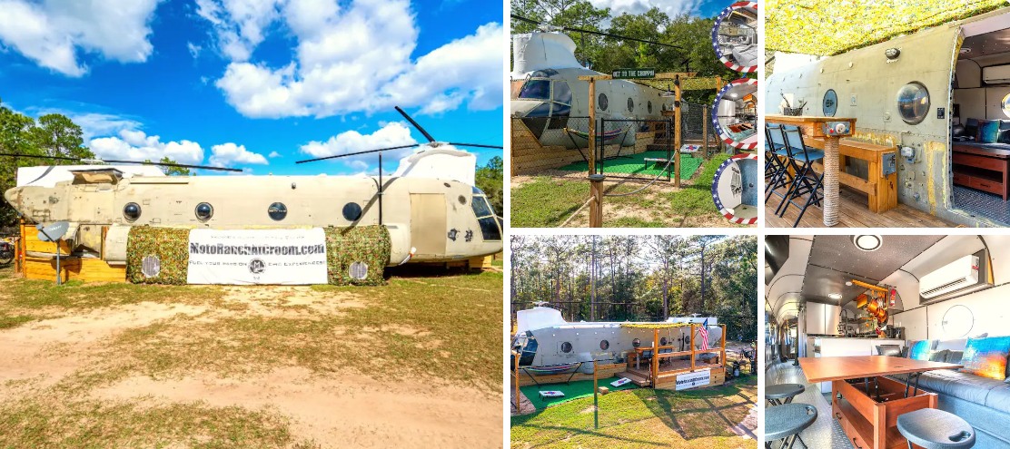 The Chinook CH 47D Helicopter House in Brooksville Florida